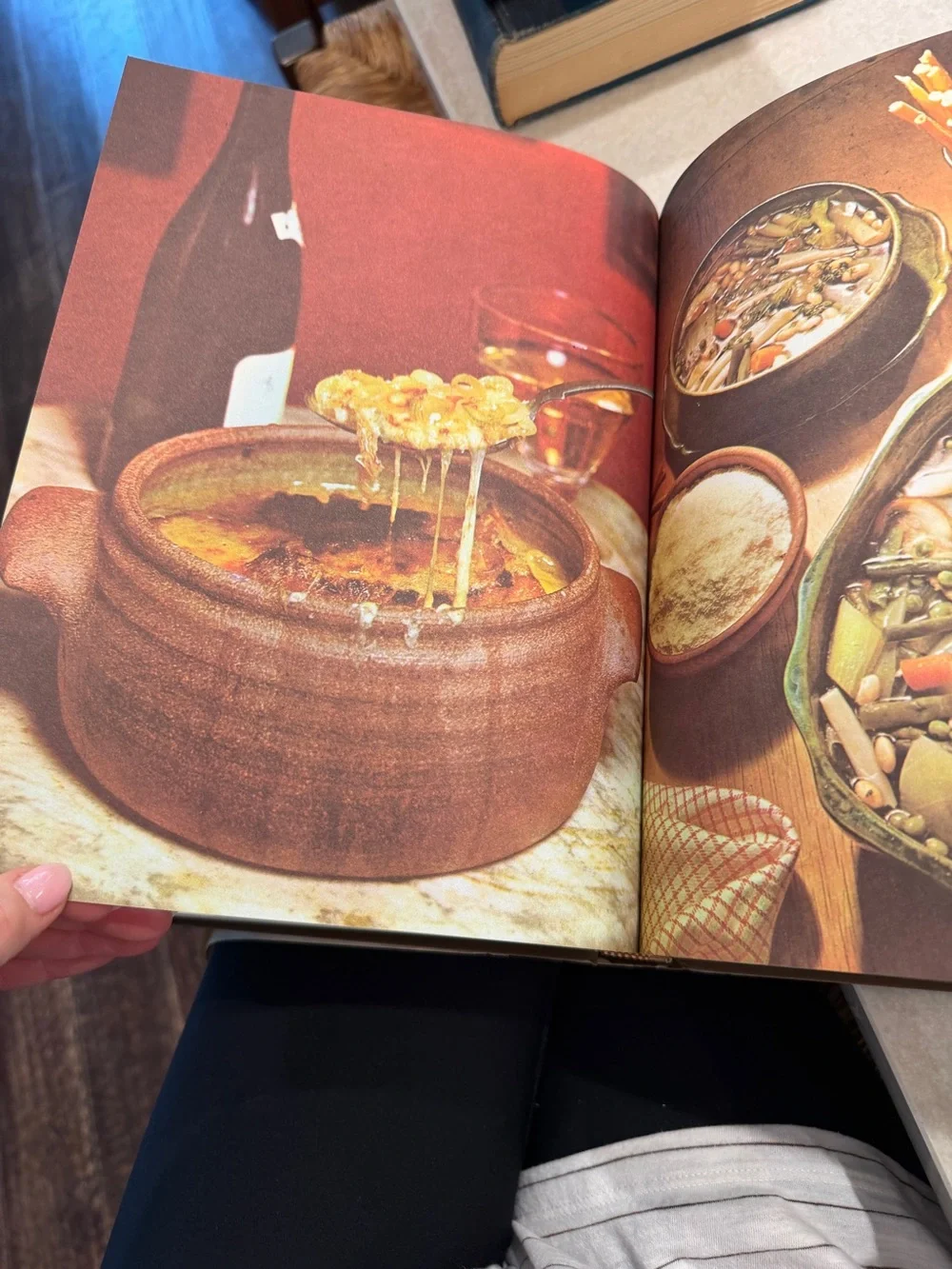 Vintage hardcover cookbook